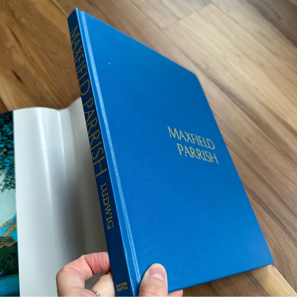 maxfield parrish coffee table book art history antique vintage